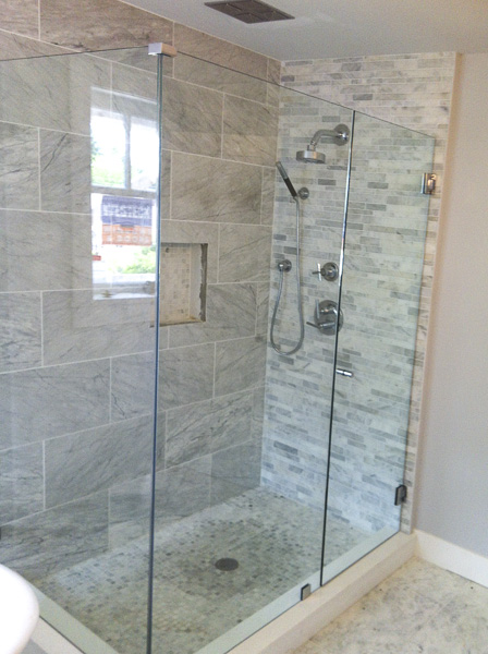 Corner Glass Shower Vancouver, Custom Corner Shower Glass Vancouver