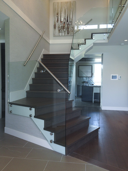 Side Mount Frameless Glass Railings Serving All Metro Vancouver