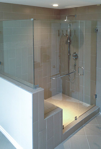 Corner Shower Door Eclipse Glass