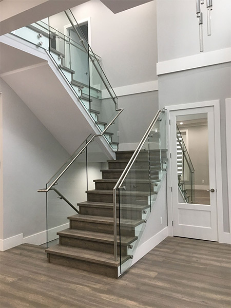 Side Mount Frameless Glass Railings Serving All Metro Vancouver